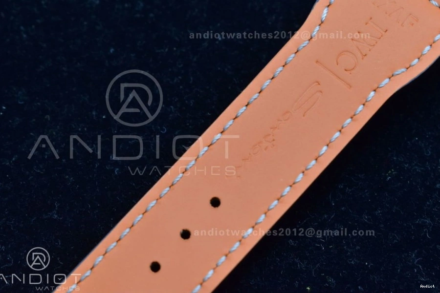 Strap Edition Green on 1:1 ZF Dial Brown V2 Pilot Chronograph A7750 IW377726 Leather Best 0408